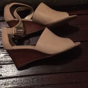 Adrienne Vittadini wedged shoe.